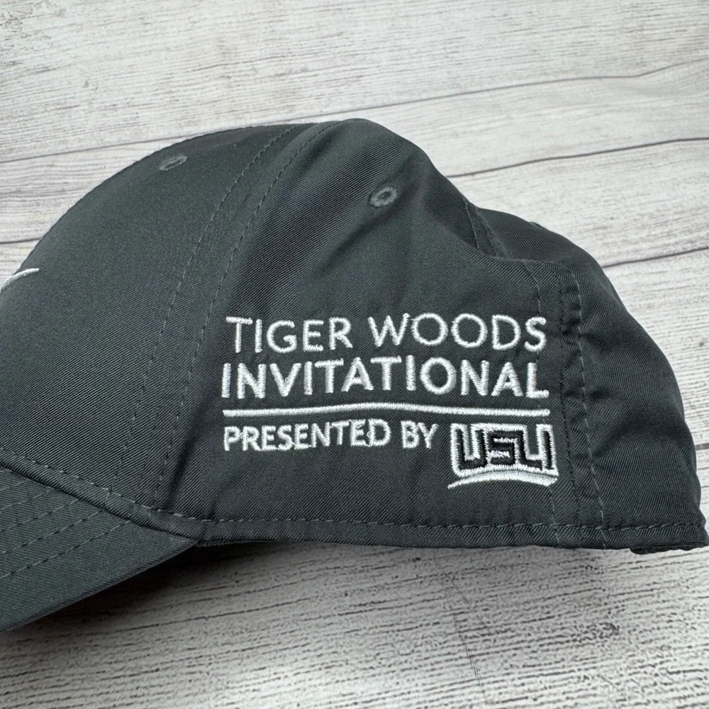 Nike Legacy91 Dri-FIT Tiger Woods Invitational Hat Cap Black‎ Golf